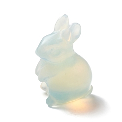 Opalite Opalite Home Display Decorations, 3D Rabbit, 22x40mm