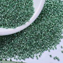 (DB0426) Galvanized Dark Mint Green MIYUKI Delica Beads, Cylinder, Japanese Seed Beads, 11/0, (DB0426) Galvanized Dark Mint Green, 1.3x1.6mm, Hole: 0.8mm, about 10000pcs/bag, 50g/bag