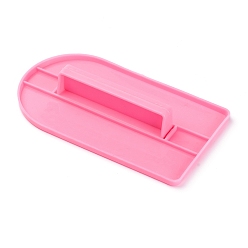 Pink Plaque de forage à pression en plastique, outils d'accessoires de pressage, pour kit de broderie diamant, accessoires d'outils de peinture au diamant, rose, 14.5x8.15x2.4 cm