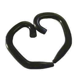 Black Reusable Silicone Ear Hook, Invisible Earmuffs, for Mouth Cover, Black, 1mm