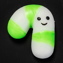 Vert Jouet anti-stress en forme de canne en bonbon sur le thème de Noël, jouet sensoriel amusant, pour le soulagement de l'anxiété liée au stress, verte, 43x36x12mm