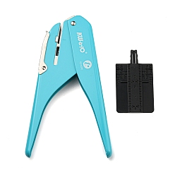 Deep Sky Blue Iron Paper Craft Hole Punches, Paper Puncher for DIY Paper Cutter Crafts & Scrapbooking, Deep Sky Blue, 6mm