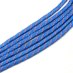 Bleu Royal 7 âmes intérieures cordes en polyester et spandex, pour la fabrication de bracelets en corde, bleu royal, 4mm, environ 109.36 yards (100m)/paquet, 420~500g / bundle