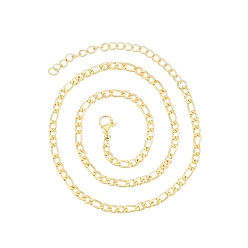 Золотой Мужское колье 201 из нержавеющей стали figaro chains, золотые, 13.39 дюйм (34 см), широк: 3 мм
