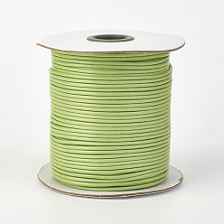 Желто-Зеленый Экологически чистый корейский вощеный шнур из полиэстера, желто-зеленый, 0.5 мм, около 169.51~174.98 ярдов (155~160 м) / рулон