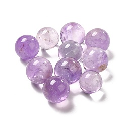 Amethyst Natural Amethyst Beads, No Hole/Undrilled, Round, 15.5~20mm