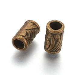 Bronze Antique Perles argentées européennes, sans cadmium et sans plomb, bronze antique, 11.5x7mm, Trou: 4.5mm