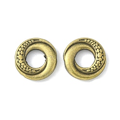 Bronze Antique   Perles en alliage de style tibétain, sans cadmium et sans nickel et sans plomb, bronze antique, 15x4mm, trou: 1.5 mm, environ 393 pcs / 1000 g