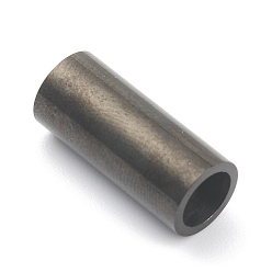 Electrophoresis Black 304 cierres magnéticos de acero inoxidable con extremos para pegar, columna, electroforesis negro, 16x7 mm, agujero: 5 mm