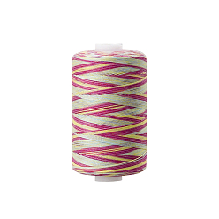 Coloré Polyester fil à coudre, pour la couture à la main et à la machine, segment teint, broderie, colorées, 0.4mm, 1000 verges / rouleau.