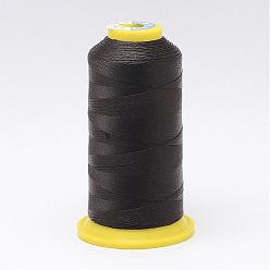 Coffee Nylon Sewing Thread, Coffee, 0.8mm, about 250mm/roll