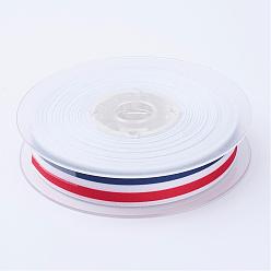 Colorful Grosgrain Polyester Ribbons for Gift Packings, Colorful, 5/8 inch(16mm)