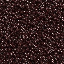 (46) Opaque Oxblood TOHO Round Seed Beads, Japanese Seed Beads, (46) Opaque Oxblood, 11/0, 2.2mm, Hole: 0.8mm, about 1110pcs/bottle, 10g/bottle