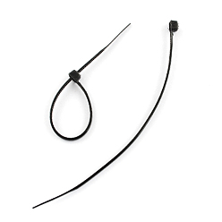 Black Nylon Cable Ties, Tie Wraps, Zip Ties, Black, 193x4mm, about 500pcs/bag