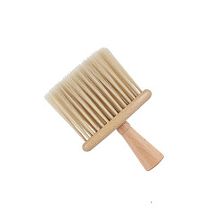 Tan Wood Soft Brush Keyboard Cleaner, Computer Cleaning Tools, Tan, 160x105x75mm