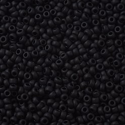 (14F) Very Dark Amethyst Transparent Matte TOHO Round Seed Beads, Japanese Seed Beads, (14F) Very Dark Amethyst Transparent Matte, 11/0, 2.2mm, Hole: 0.8mm, about 5555pcs/50g