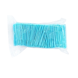 Голубой Пластиковая игла для ручного шитья, большая вышивка глаз, игла для свитера ручной работы, Оптовая пластиковая игла, голубой, 90 мм, 1000 шт / пакет