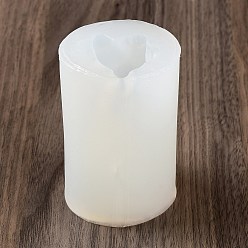 Blanc 3d lapin figurine bricolage bougie moules en silicone, pour la fabrication de bougies parfumées, blanc, 5.3x5.9x7.7 cm, Diamètre intérieur: 3.8x3.7 cm
