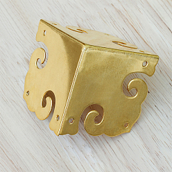 Golden Brass Corner Protectors, for Furniture, Golden, 36x36x44mm