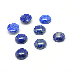 Lapislázuli Cabujones naturales de piedras preciosas lapislázuli, semicírculo, 14x5.5 mm