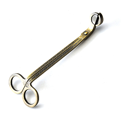 Antique Bronze Stainless Steel Candle Wick Trimmer, Candle Tool Accessories, Antique Bronze, 18x5.8cm