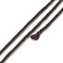 Кокосово-Коричневый Хлопок шнур, плетеная веревка, с бумажной катушкой, для настенного крепления, ремесла, Подарочная упаковка, кокосового коричневый, 1.5 мм, около 21.87 ярдов (20 м) / рулон