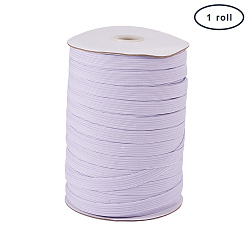 White PandaHall Elite Flat Elastic Cord, White, 12mm, about 100yards/roll
