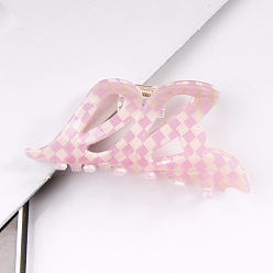 Pink Hair Claw Clip, PVC Ponytail Hair Clip for Girls Women, Pink, 43x93x42mm