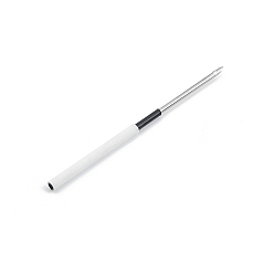 Белый Игольчатая ручка из сплава, инструмент для перфорации игл, белые, 100 мм