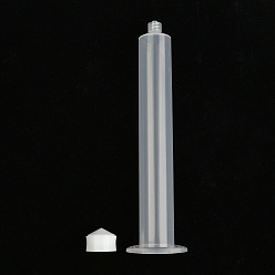 Прозрачный Пластиковые дозирующие шприцы, с поршнем, прозрачные, 177x45x29.5 мм, отверстие: 2 мм, поршень: 23x16.5 мм, емкость: 55 мл (1.87 жидких унций)