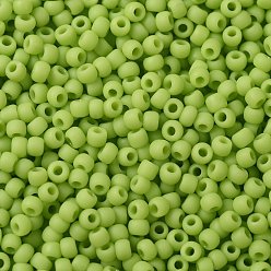 (44F) Opaque Frost Sour Apple TOHO Round Seed Beads, Japanese Seed Beads, (44F) Opaque Frost Sour Apple, 11/0, 2.2mm, Hole: 0.8mm, about 5555pcs/50g