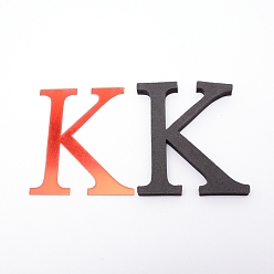 Letter K Sticker mural miroir acrylique creatcabin, avec mousse eva, alphabet, letter.k, mousse: 100x90x10.5 mm, 100x90x1mm