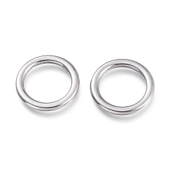 Stainless Steel Color 304 Stainless Steel Linking Rings, Ring, Stainless Steel Color, 17x1.8mm, Inner Diameter: 12.3mm