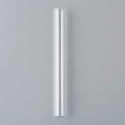 White 15mm Plastic Sticks, for DIY 5-Layer Rotating Storage Box Silicone Molds, White, 5-Layer, 125x15mm, Inner Diameter: 11mm
