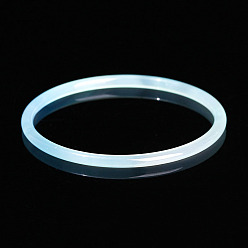 Natural Agate Dyed Natural Agate Simple Plain Bangle for Women, Inner Diameter: 2-1/8~2-1/4 inch(5.4~5.6cm)