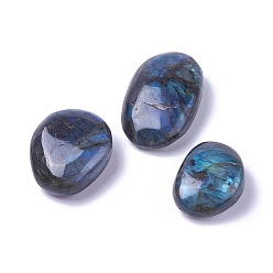 Labradorite Natural Labradorite Beads, Healing Stones, for Energy Balancing Meditation Therapy, Tumbled Stone, No Hole/Undrilled, Nuggets, 51~92x47~61x15~28mm