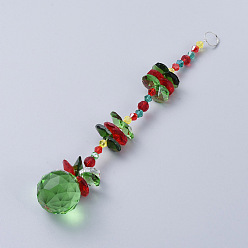 Colorful Glass Chandelier Suncatchers Prisms, Crystal Balls Hanging Pendant, Colorful, 210mm