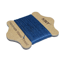 Marine Blue Waxed Nylon Cord, Marine Blue, 0.45mm, about 21.87 yards(20m)/card