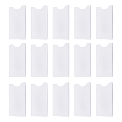 Белый Держателей пластиковых карт, прямоугольные, белые, 87x56x3.5 мм