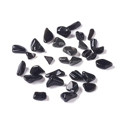 Obsidian Natural Obsidian Chip Beads, No Hole/Undrilled, 5~10.5x5~7x2~4mm