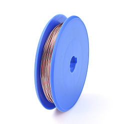 Red Copper Round Copper Wire, for Jewelry Making, Red Copper, 24 Gauge, 0.5mm, about 131.23 Feet(40m)/roll