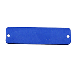 Royal Blue Electrophoresis Iron Twisted Chains, Unwelded, with Spool, Bright Color, Oval, Royal Blue, 3x2.2x0.6mm