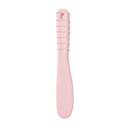 Pink Silicone Spatula, Reusable Resin Craft Tool, Pink, 21.3x3.15x0.8cm