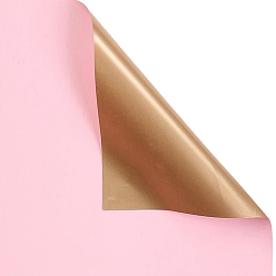 Pink 20 листы водонепроницаемой подарочной упаковочной бумаги, квадратный, сложенный букет цветов украшение оберточной бумаги, розовые, 560x550 мм