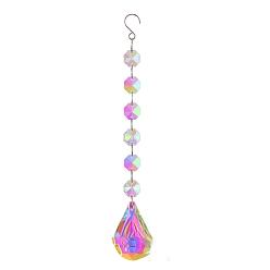Teardrop Colgante de cristal con forma de atrapasol, creador de arcoiris, decoración de jardín de bricolaje, lágrima, 200 mm