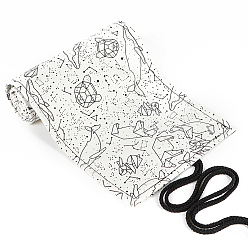 Constellation Сумка для ручек из ткани с печатью, мягкие сумки для хранения мешков с ручками, Офисные и школьные принадлежности, Созвездие, 200x230 мм