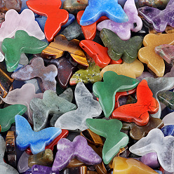 Смешанные камни Природные смешанные подвески драгоценных камней, бабочки прелести, 20x30x7 мм