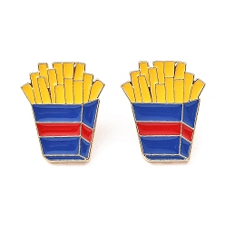 Chip Alfileres de esmalte, insignia de aleación de oro claro para ropa de mochila, chip, 24x20x2 mm