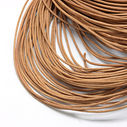 Перу Полированные кожаные шнуры из натуральной кожи, Перу, 2.0 мм, около 100 ярдов / пачка (300 футов / пачка)