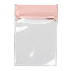 Clair Sacs rectangulaires à fermeture éclair Eva, sacs d'emballage refermables, sac auto-scellant, clair, 10.2x7 cm, épaisseur unilatérale : 7.8 mil(0.2mm)
